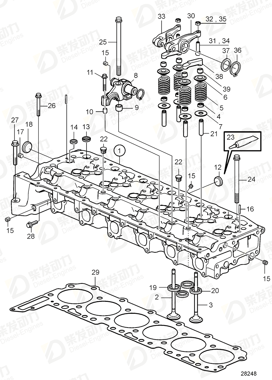 volvo penta Plug 990828 Drawing volvo penta Plug 990828 Drawing